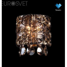 Бра Eurosvet 3400/2 золото/тонированный хрусталь Strotskis